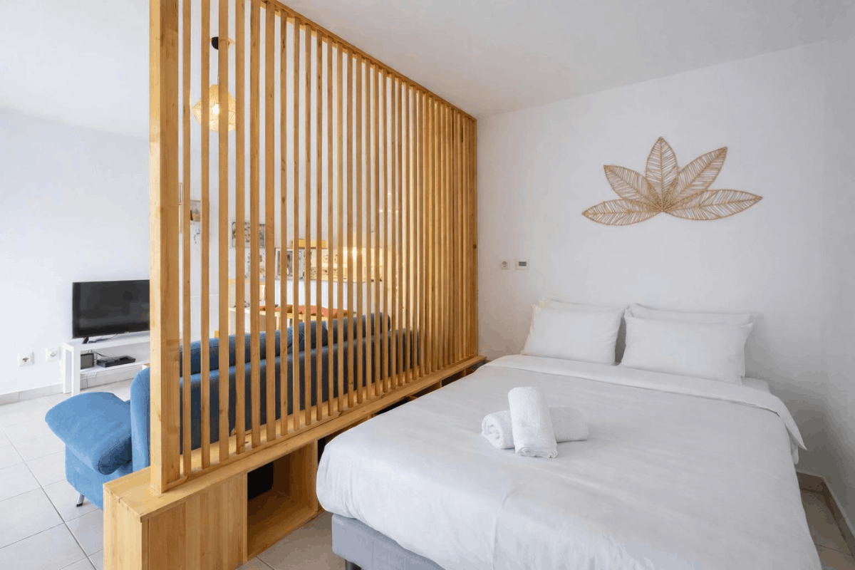 Appartement Le bois Lasure à Montpellier chambre